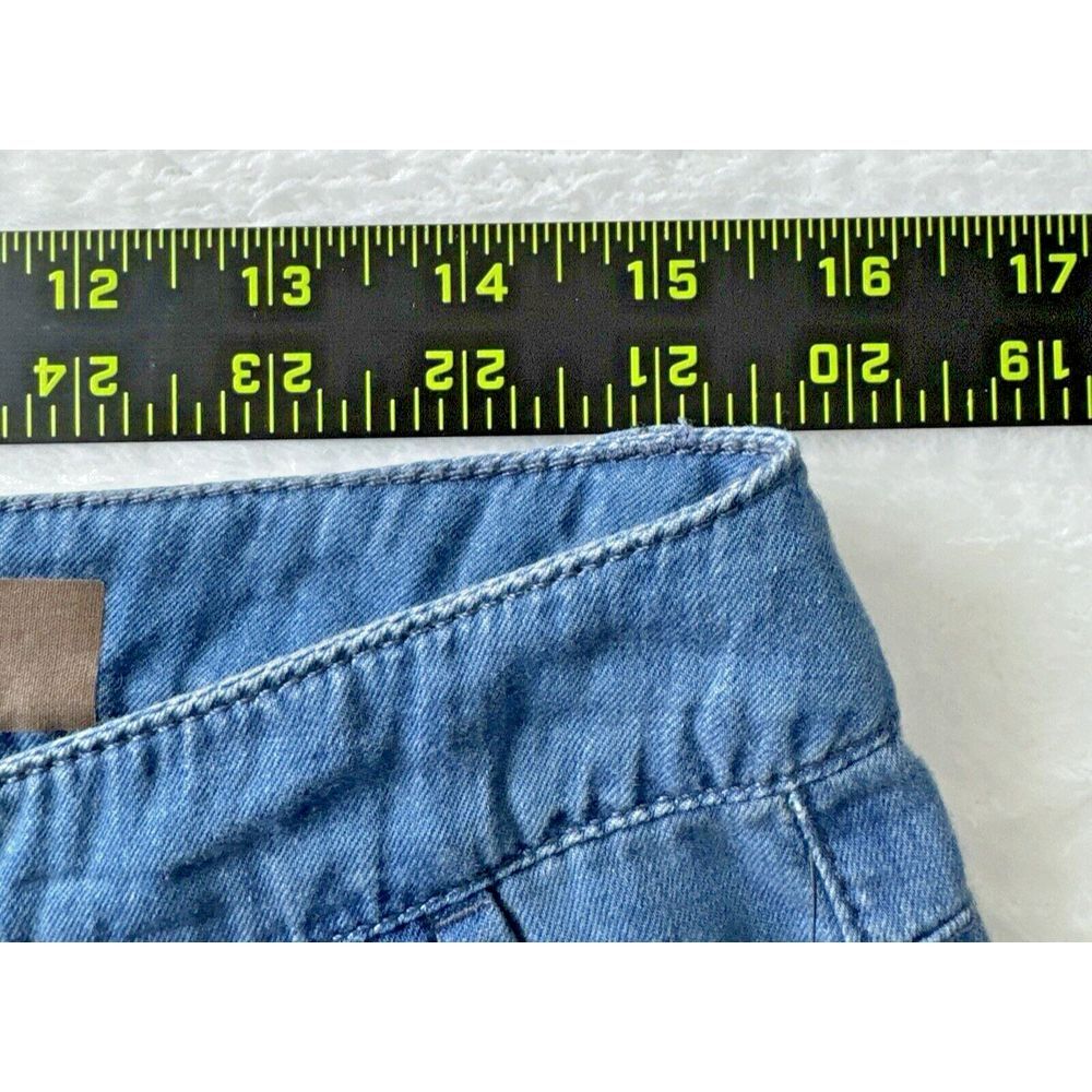 Nine West Vintage America Chambray Shorts Missy 6/28* fits 31" Soft Spun Denim - Picture 8 of 11